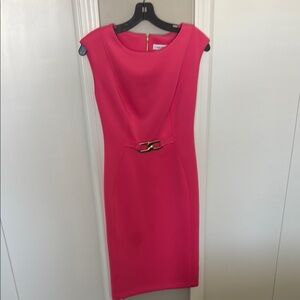 Calvin Klein Pink Midi Dress